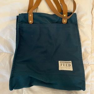 Teal Tote Bag